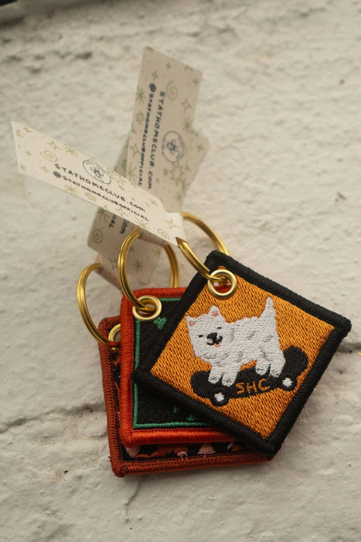 Sk8 Dawg - Embroidered Keychain