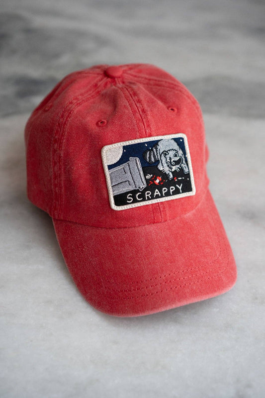 Scrappy Raccoon Patch Hat | Patched Dad Hat