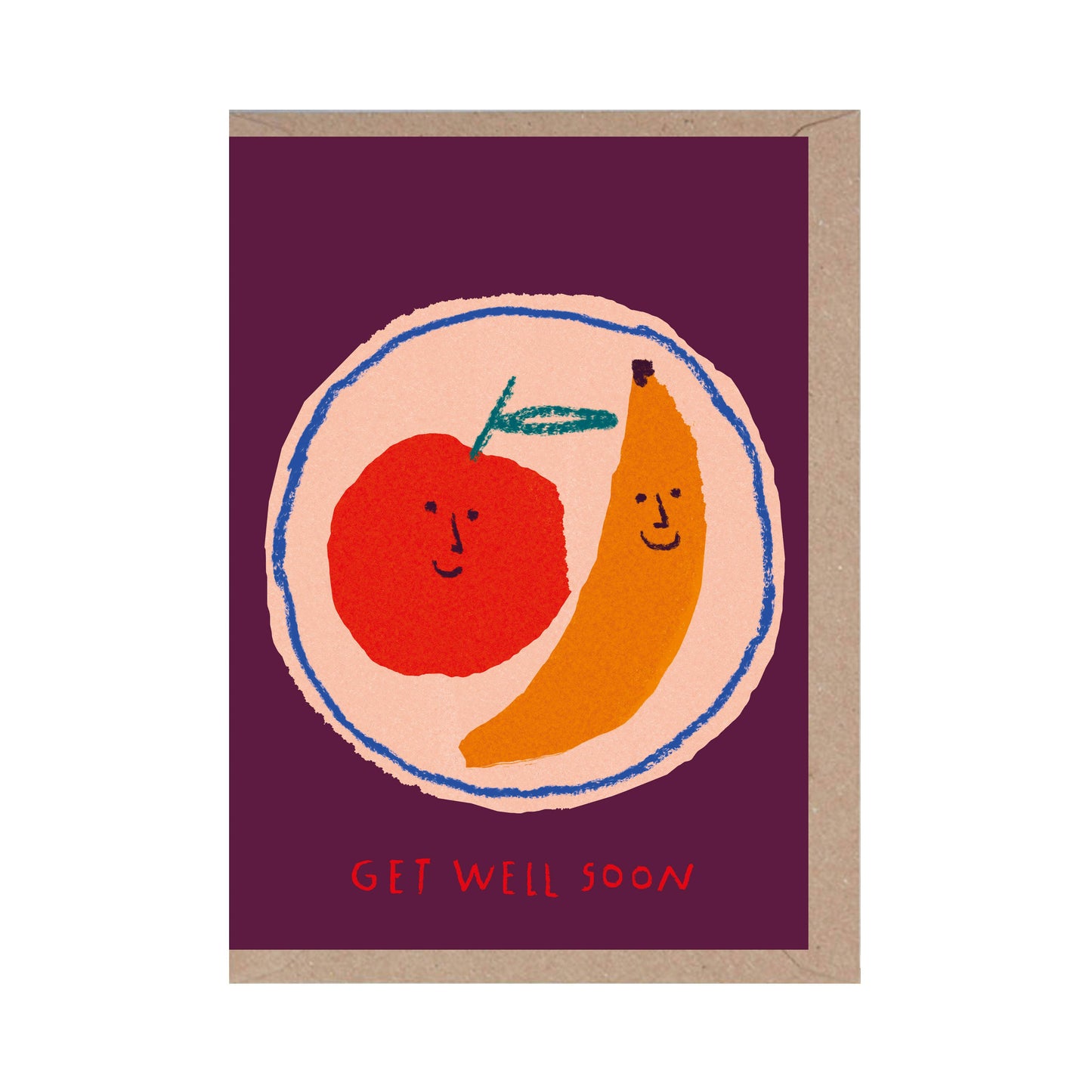Get Well Soon Card – Fruit Bowl Greeting Card