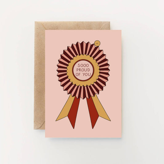Sooo Proud of You Greetings Card