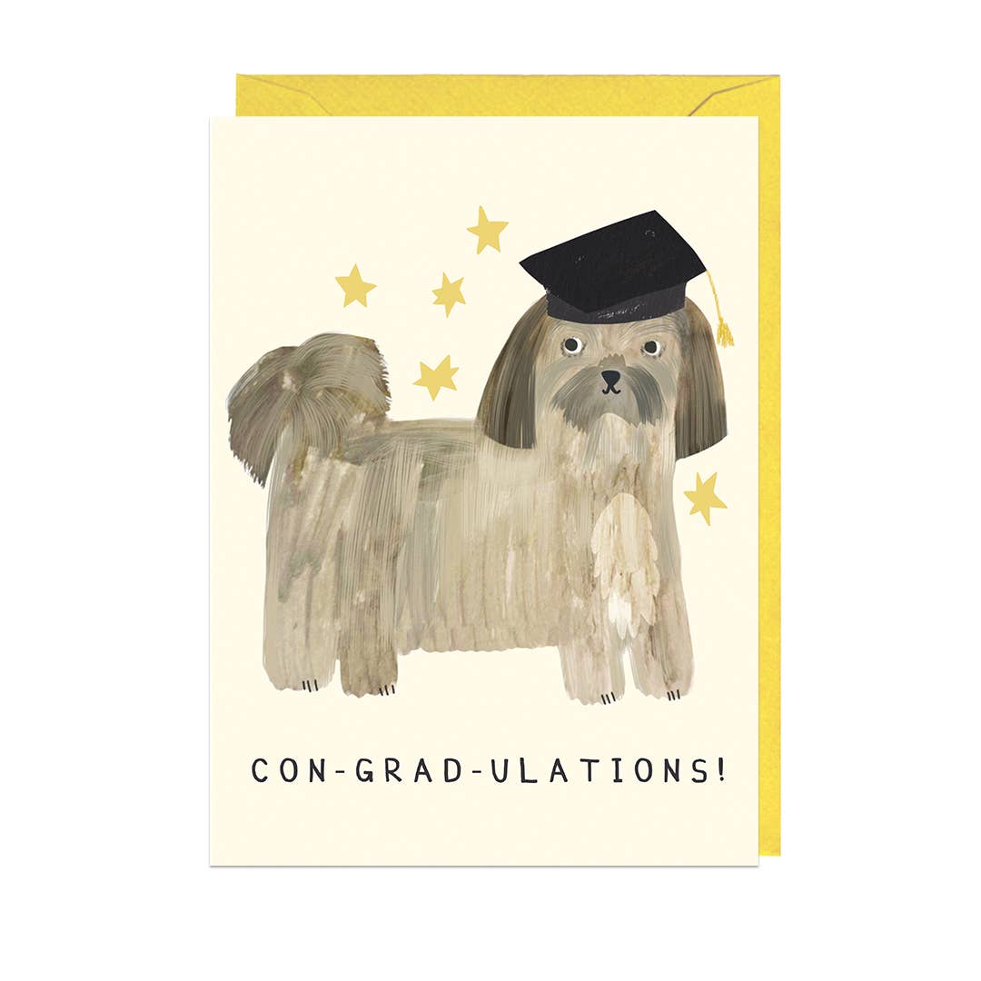 CON-GRAD-ULATIONS - YELLOW ENVELOPE Card