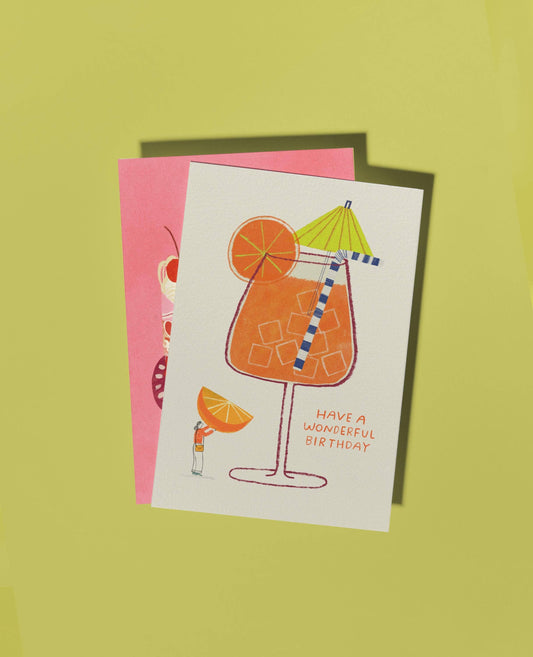 Have a Wonderful Birthday – Spritz Cocktail Card