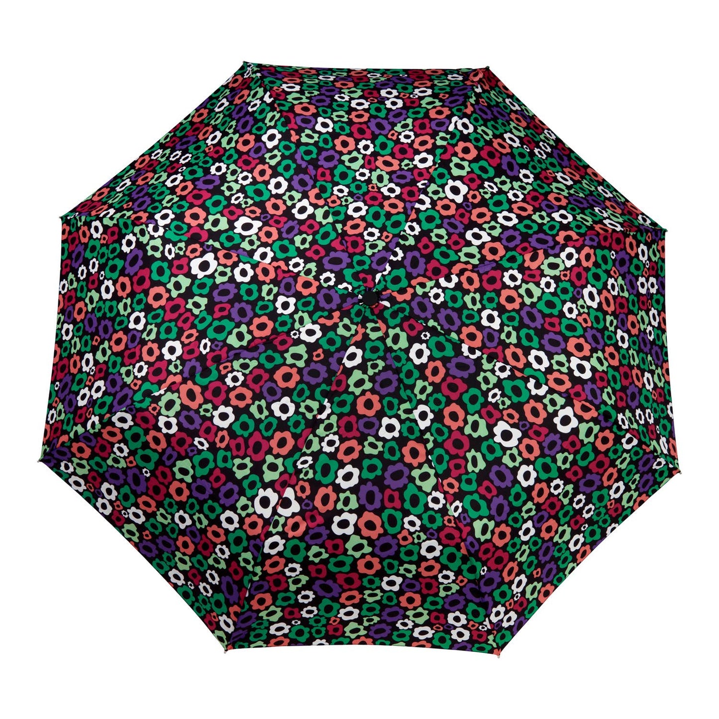 Flower Maze Compact Eco-Friendly Wind Resistant Umbrella by Duckhead