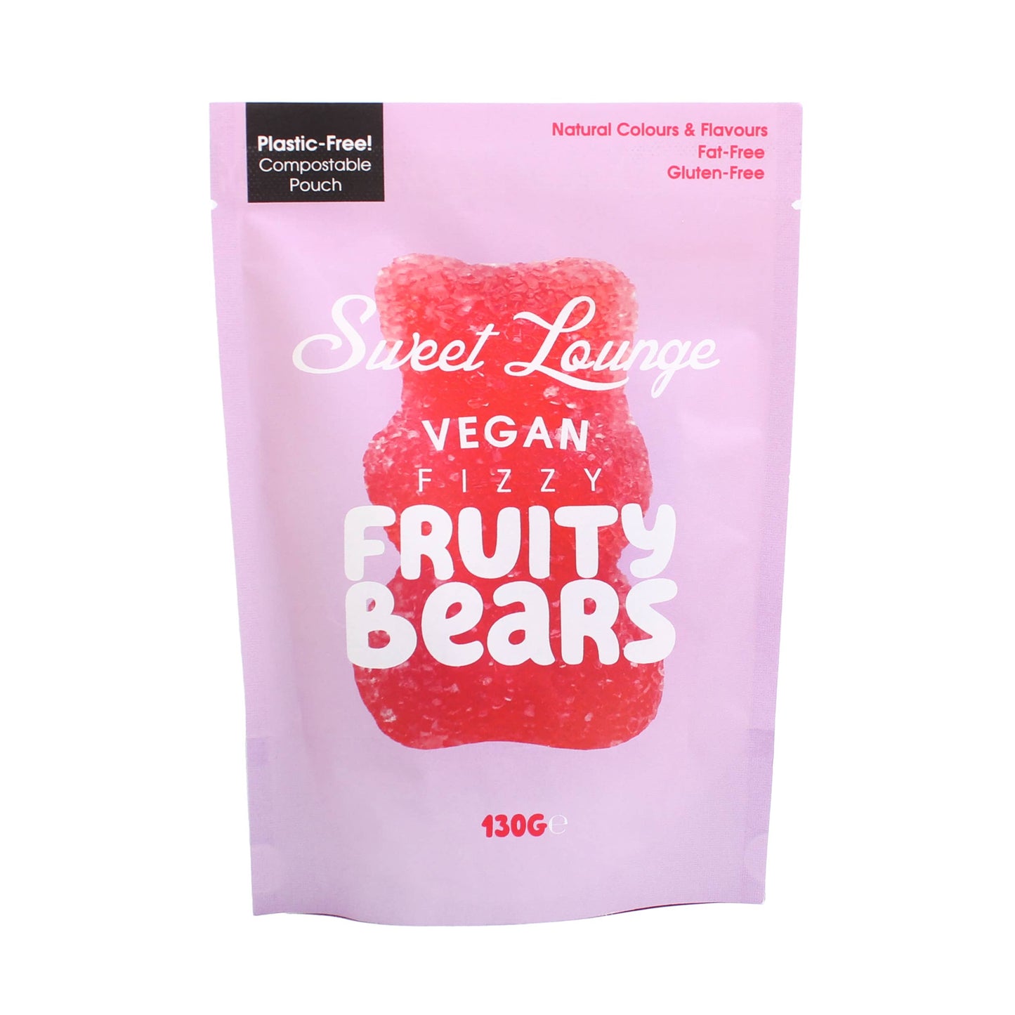 Vegan Fizzy Assorted Fruity Bears (Plastic-free)
