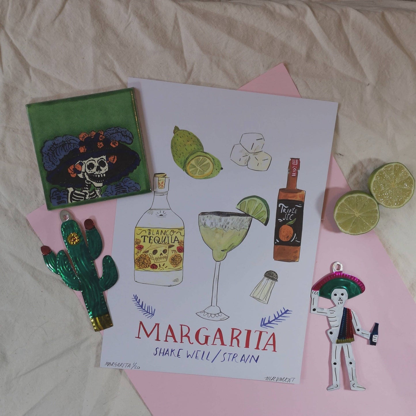 Margarita by Dick Vincent - A4 Print