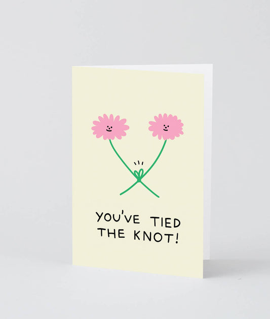 Tied the Knot Greetings Card