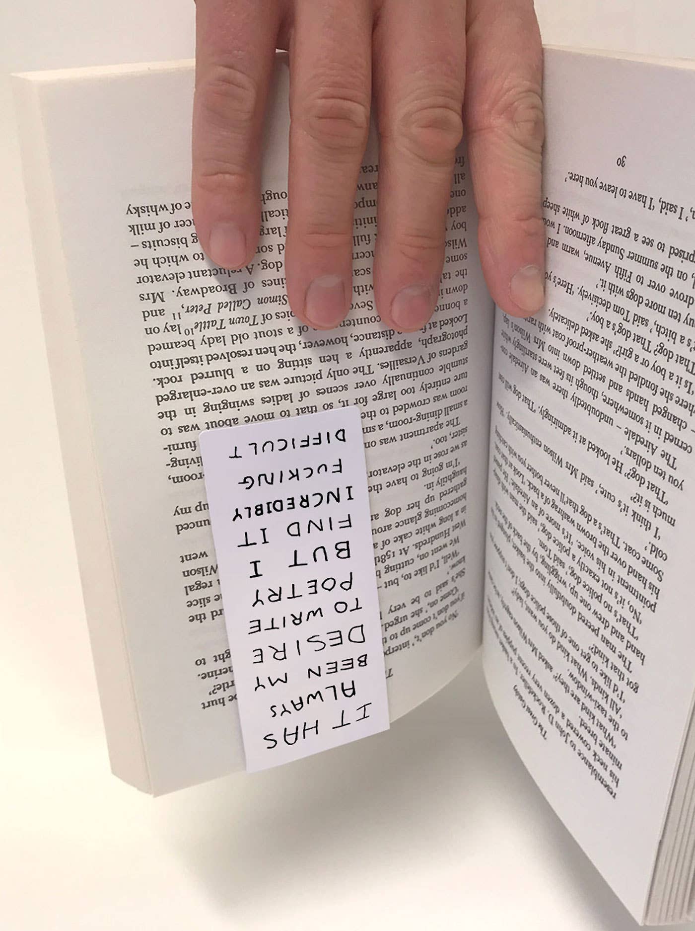 Write Poetry Naughty David Shrigley Magnetic Bookmark