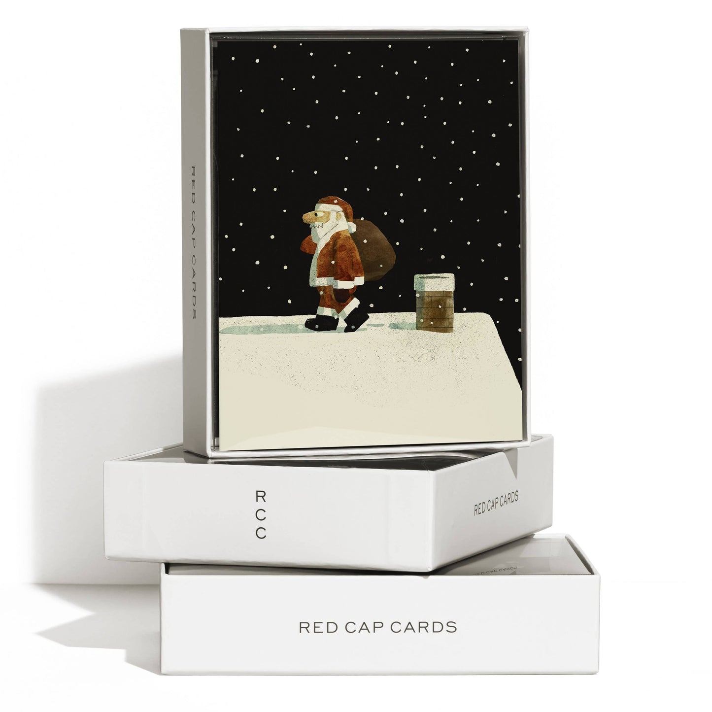 Up on the Housetop holiday greeting card