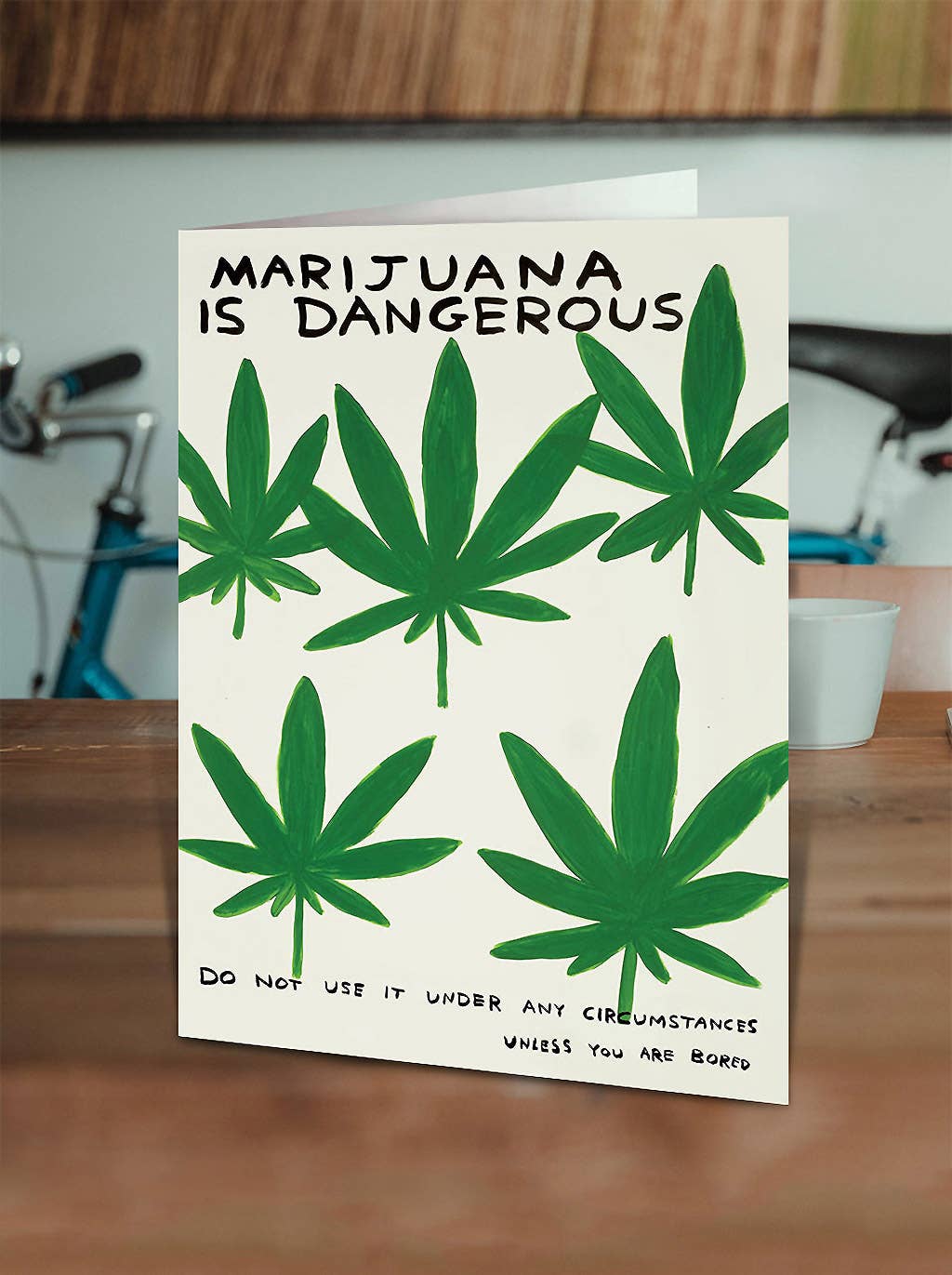 Marijuana David Shrigley Card