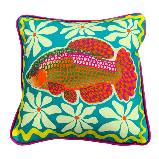 Funky Fish Cushion Cover