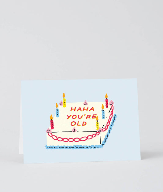 ‘Haha Cake’ Greetings Card