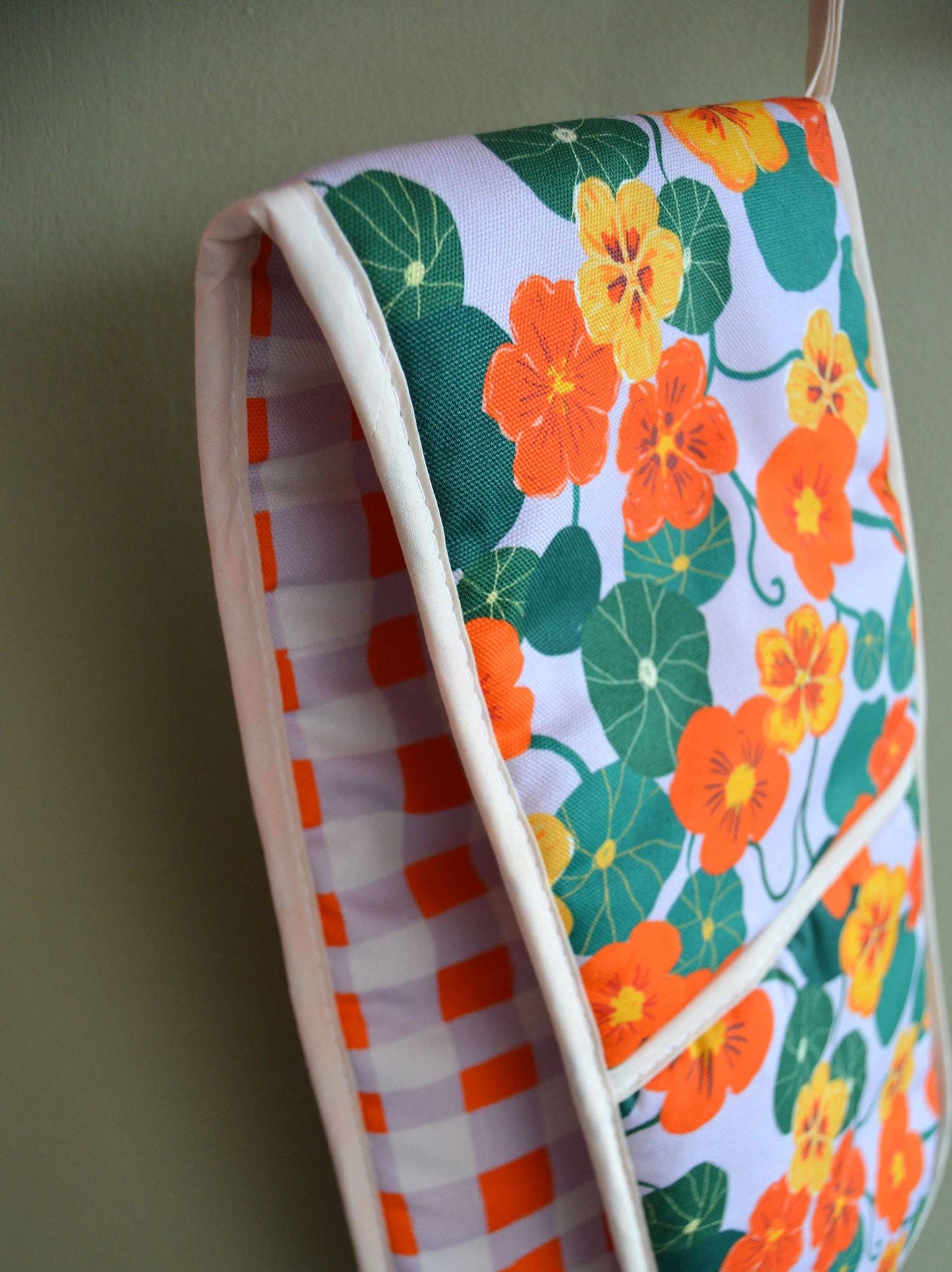 Nasturtiums Organic Cotton Oven Gloves