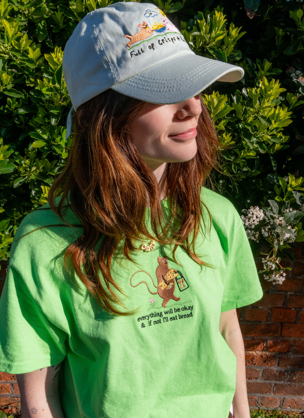 Crisps & Anxiety Embroidered Cap