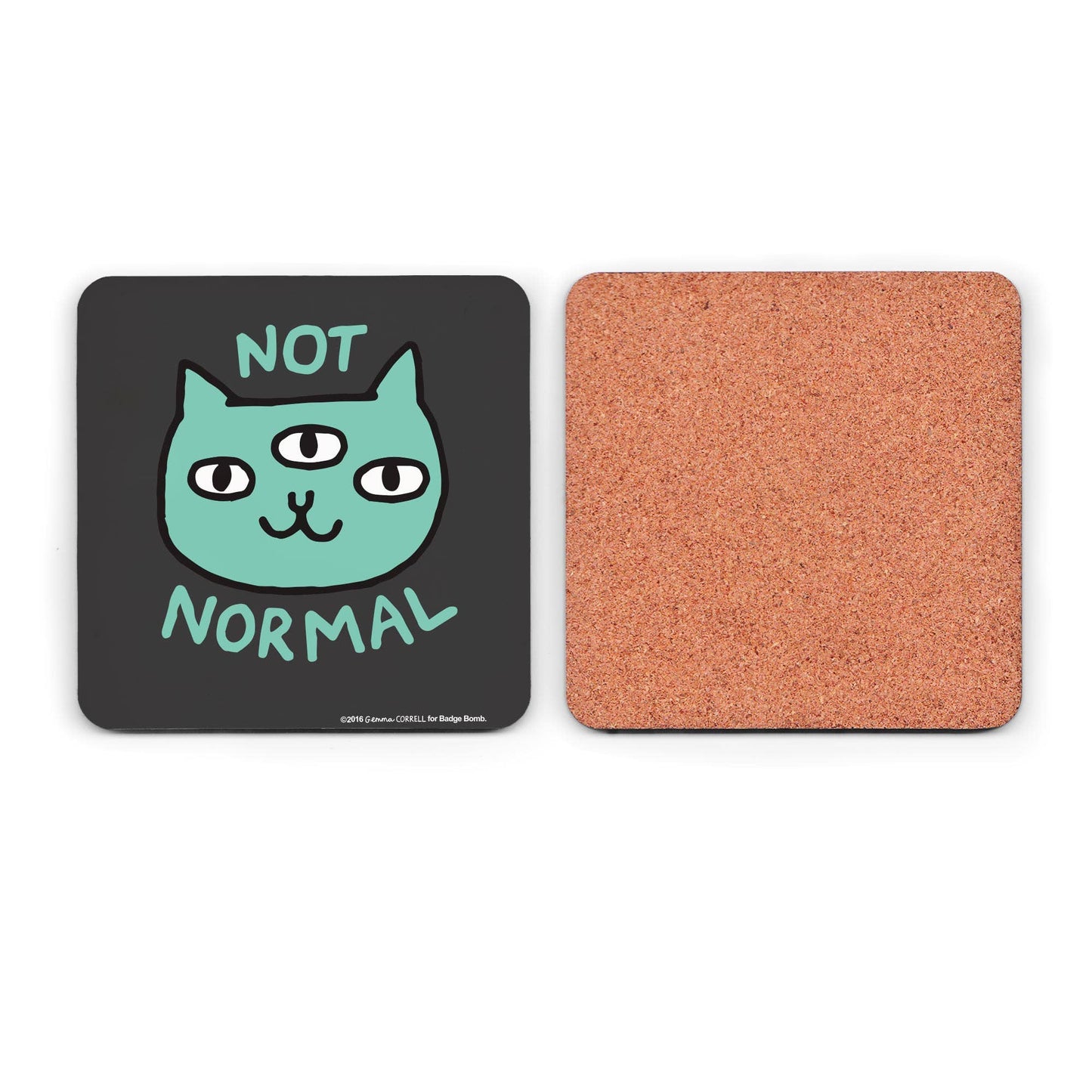 Gemma Correll - Not Normal Cat Coaster