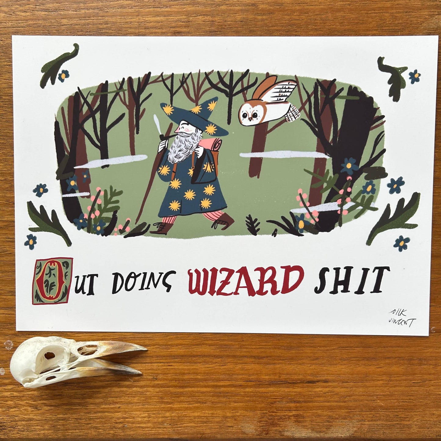 Wizard s**t print 