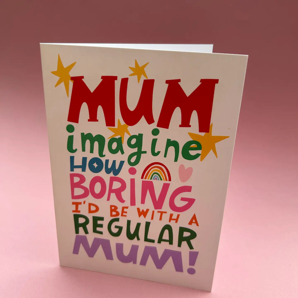 Regular Mum Greeting Card