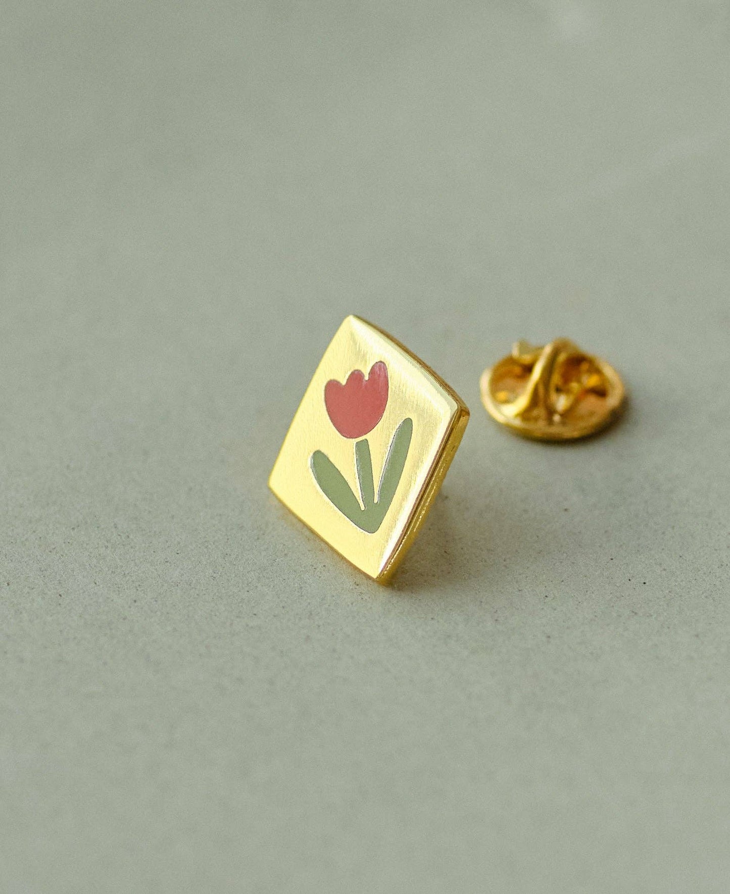 Tulip Flower Enamel Pin