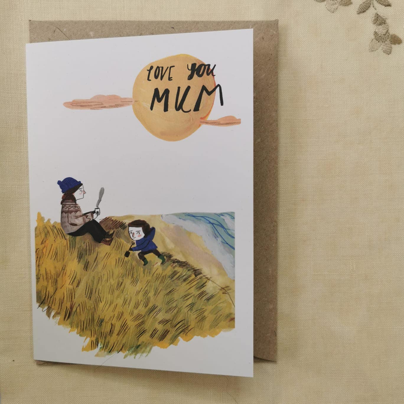 I Love You Mum Card by Dick Vincent