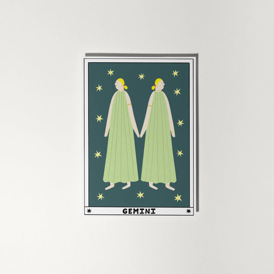 Tarot Gemini Birthday Card | Horoscope | Zodiac Birthday