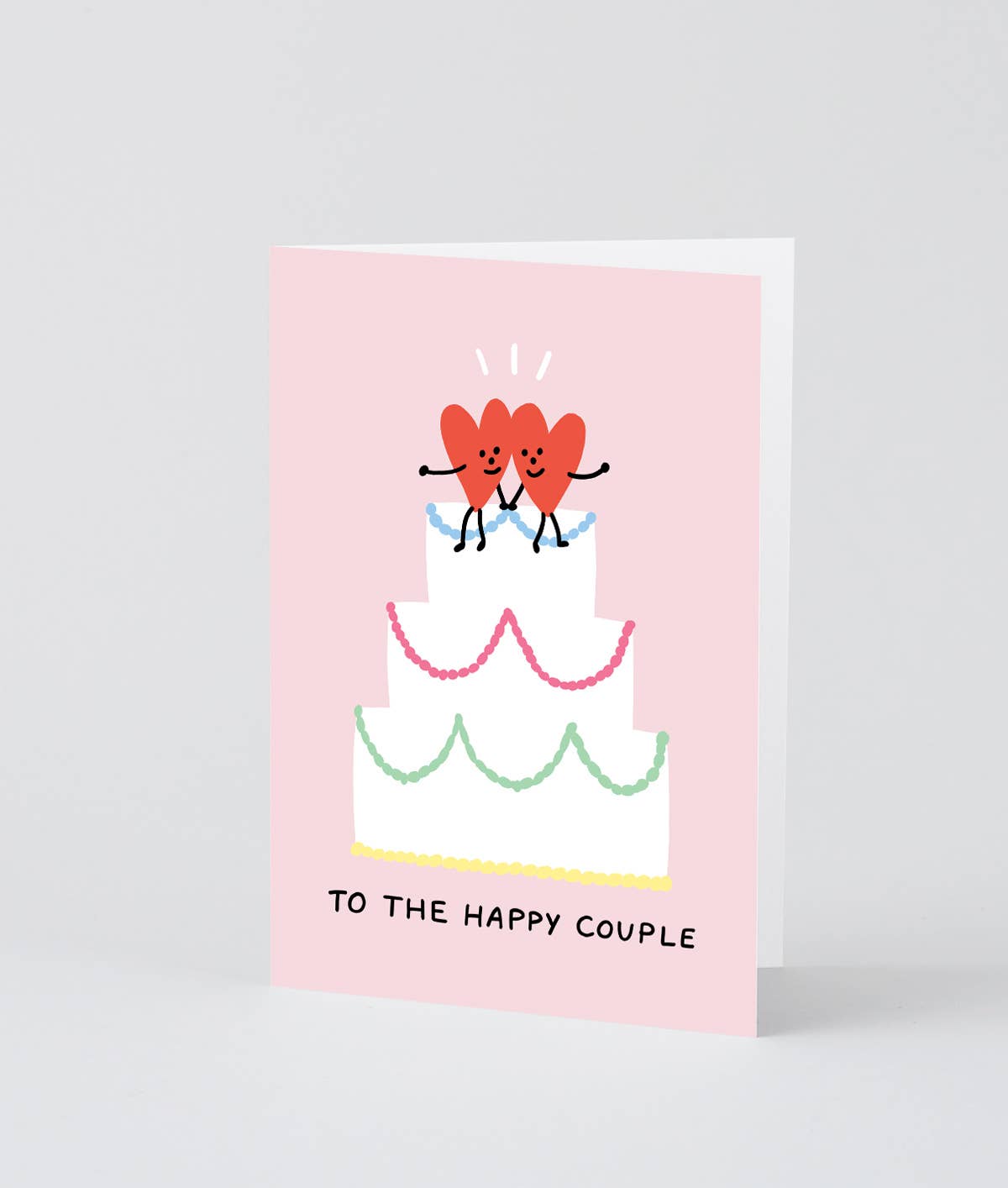 'To The Happy Couple' Greetings Card