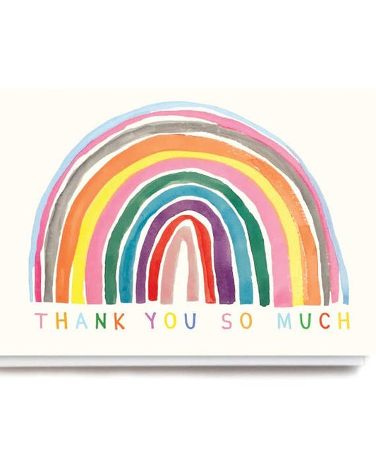Thank You So Much Rainbow Card