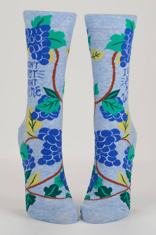 Don't Not Want Wine Socks | Size 36- 40 |