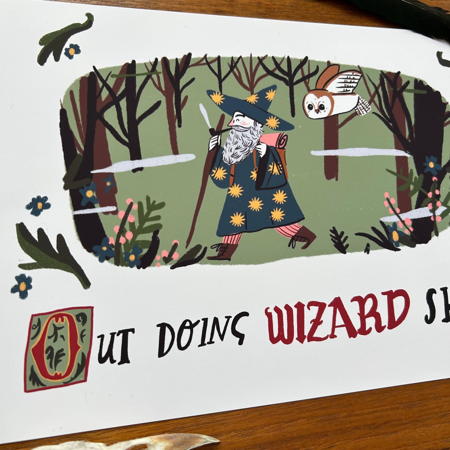 Wizard s**t print 