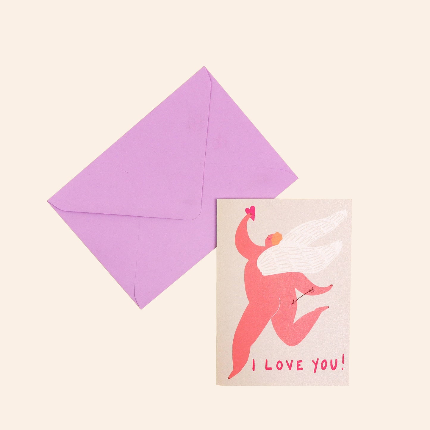 I Love You Cupid Greeting Card