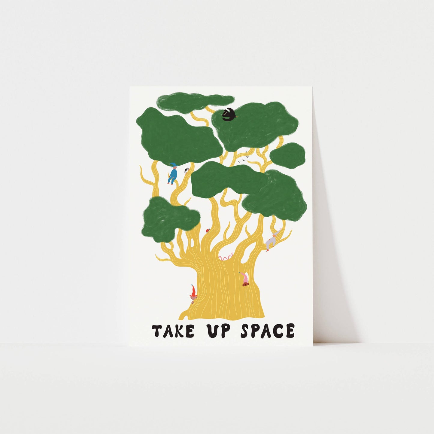 Oak Tree Take Up Space Art Print