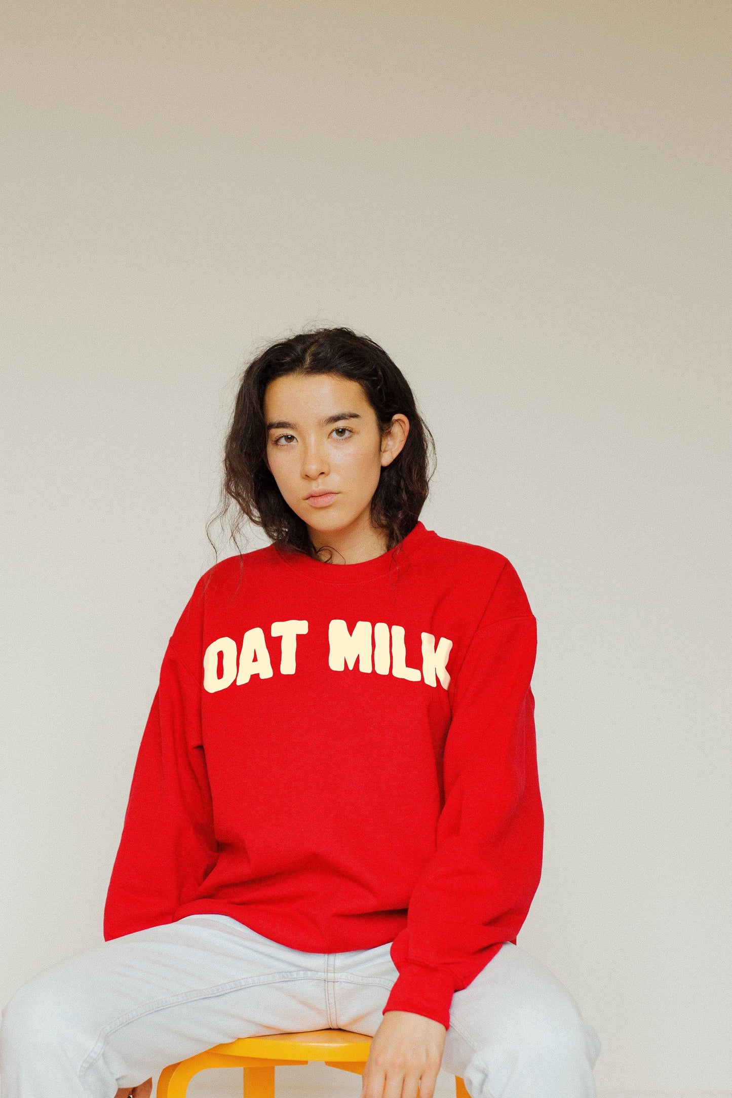 The Oat Milk Oversized Sweatshirt by Limpet Store