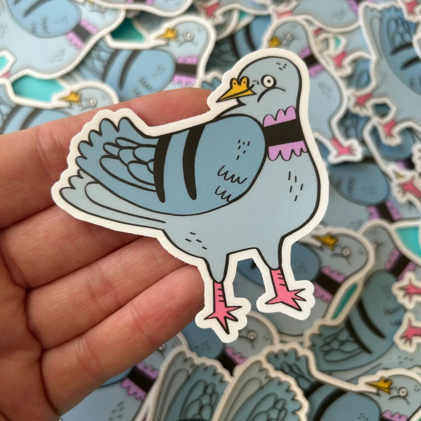 Pigeon Matte Vinyl Sticker