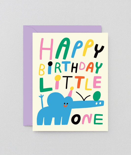 Happy Birthday Little One' Greetings Card
