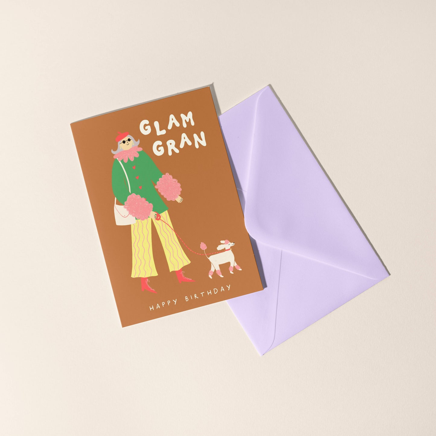 Glam Gran Greeting card