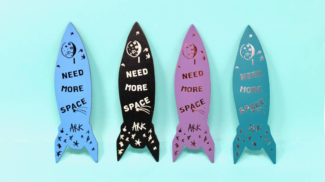 Rocket Bookmark