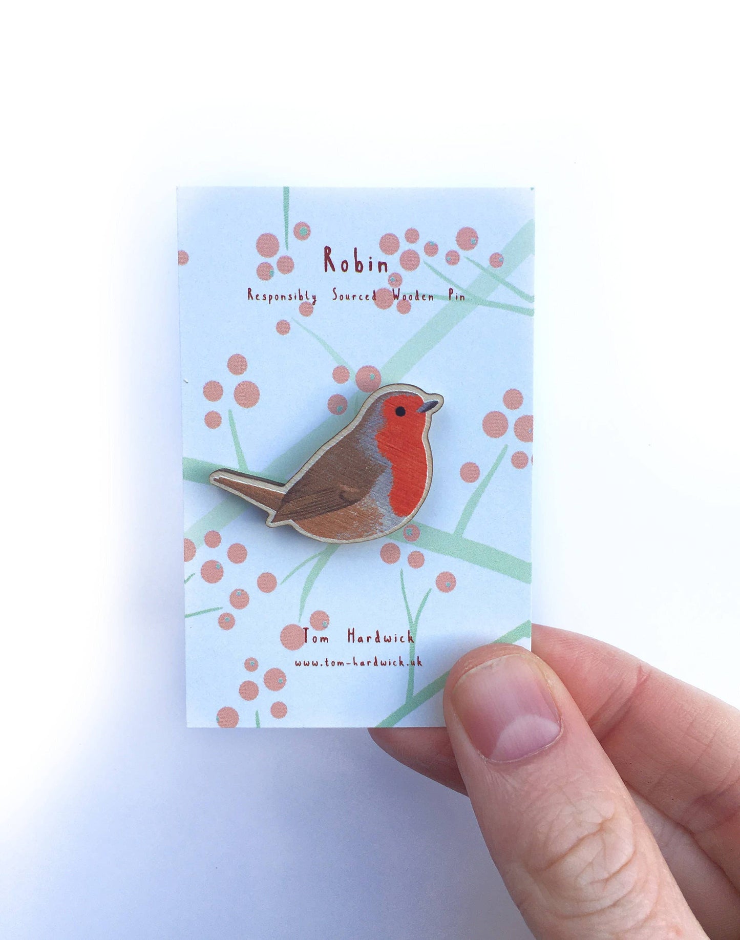 Robin Wooden Pin