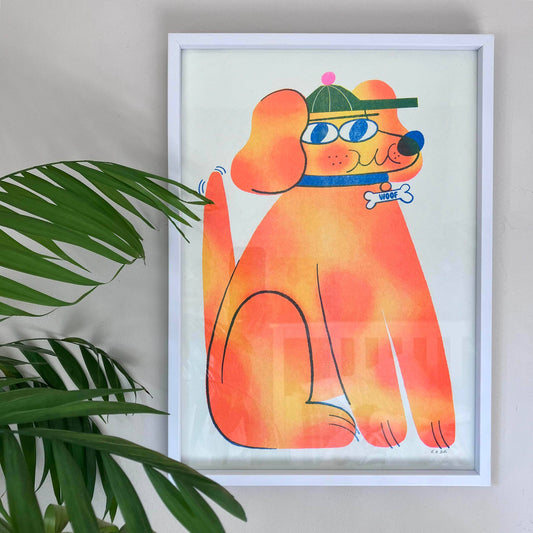 Doggo - A3 Riso Print 
