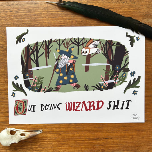 Wizard s**t print 
