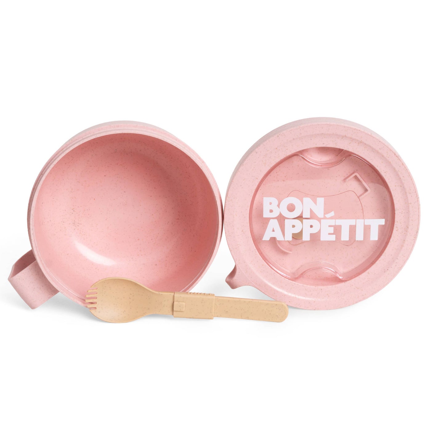 Bon Appetit Lunch Box Round Pink