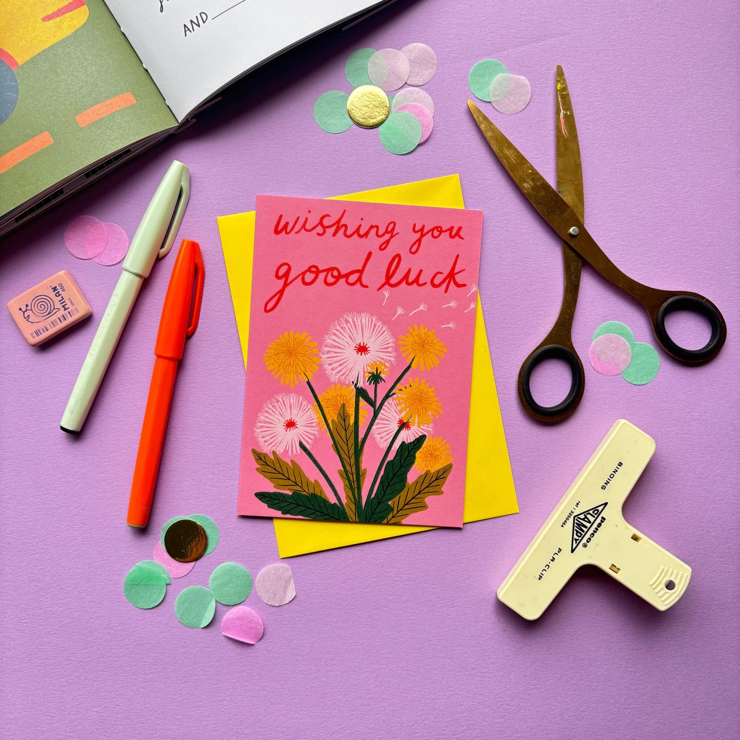 Wishing You Good Luck Greetings Card