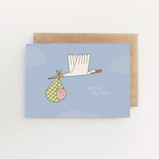 Special Delivery New Baby Greetings Card