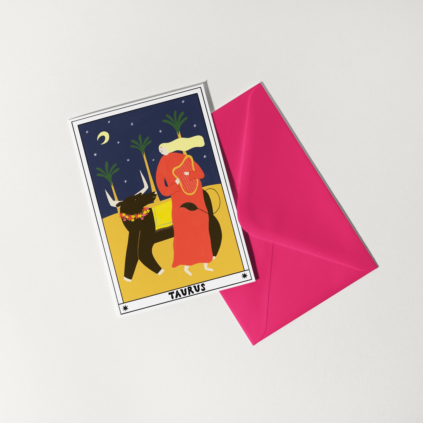 Tarot Taurus Birthday Card | Horoscope | Zodiac Card