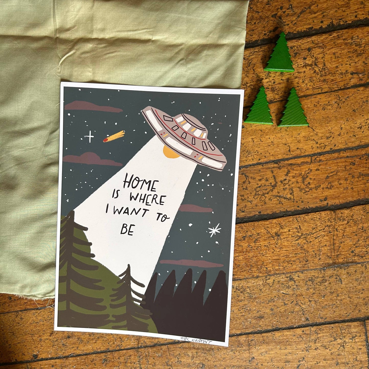 Home is where I want to be print 
