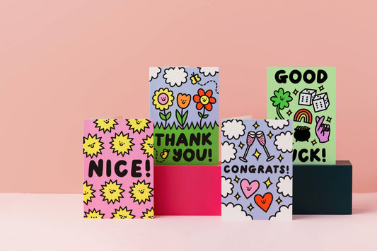 Good Luck Drawings Greeting Card