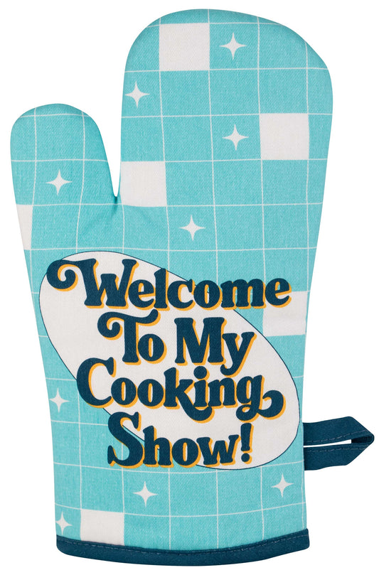 Cooking Show Oven Mitt