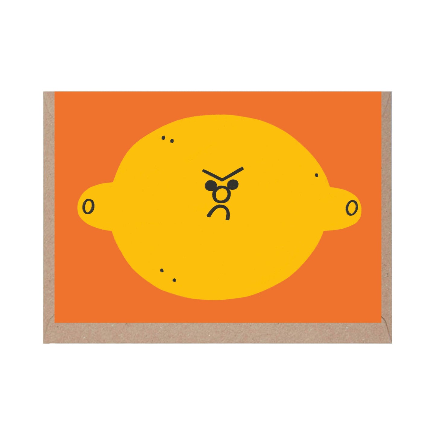 Lemon Grumpy Greeting Card