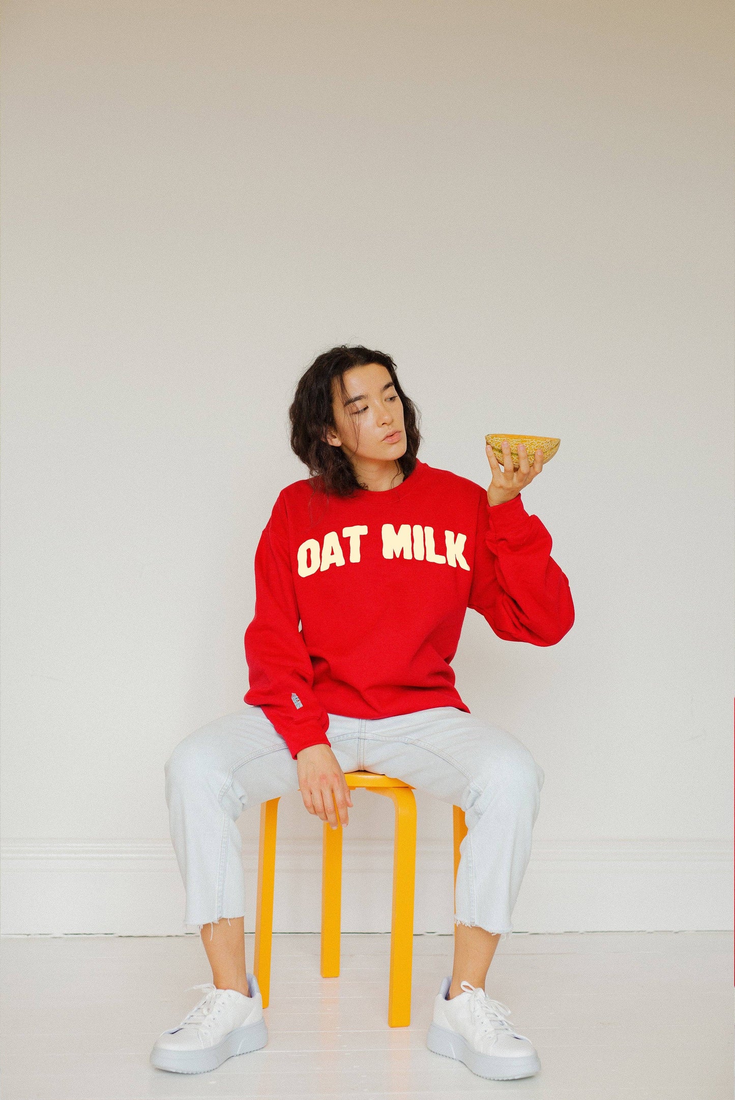 The Oat Milk Oversized Sweatshirt by Limpet Store