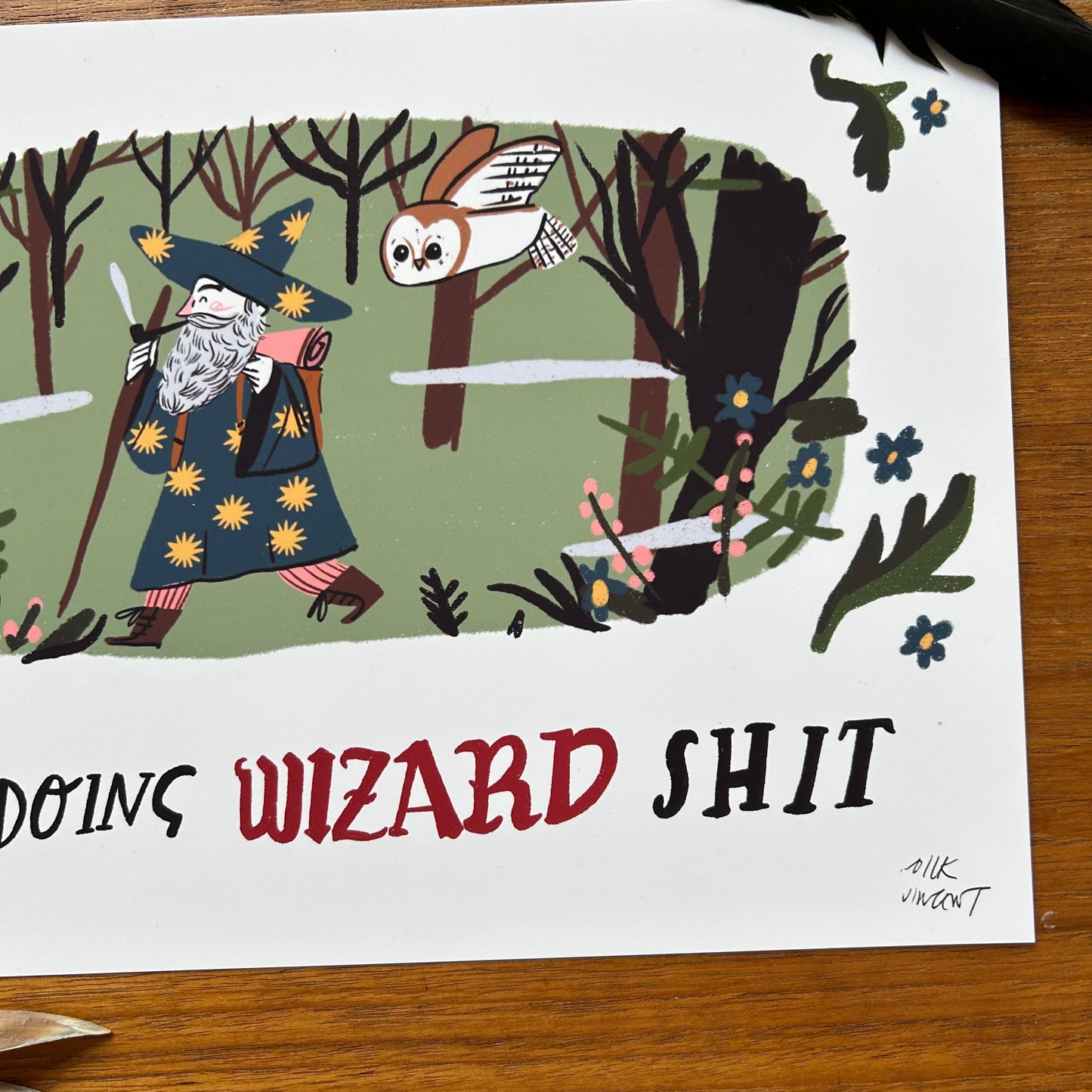Wizard s**t print 