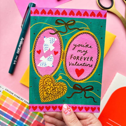 You're My Forever Valentine Greeting Card