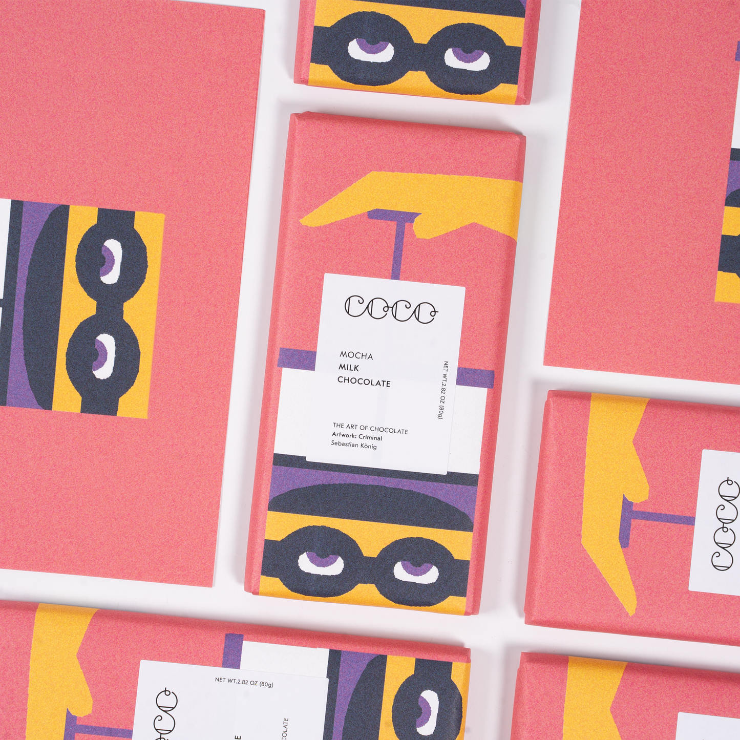 Mocha Milk Chocolate Bar 80g