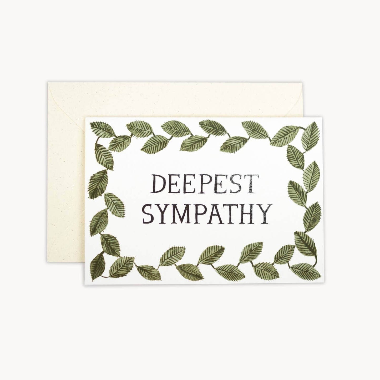 Deepest Sympathy Foiled Greeting Card